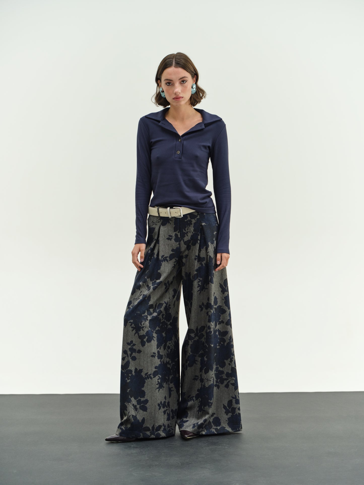 CHICARD FLORAL WIDE PANTS