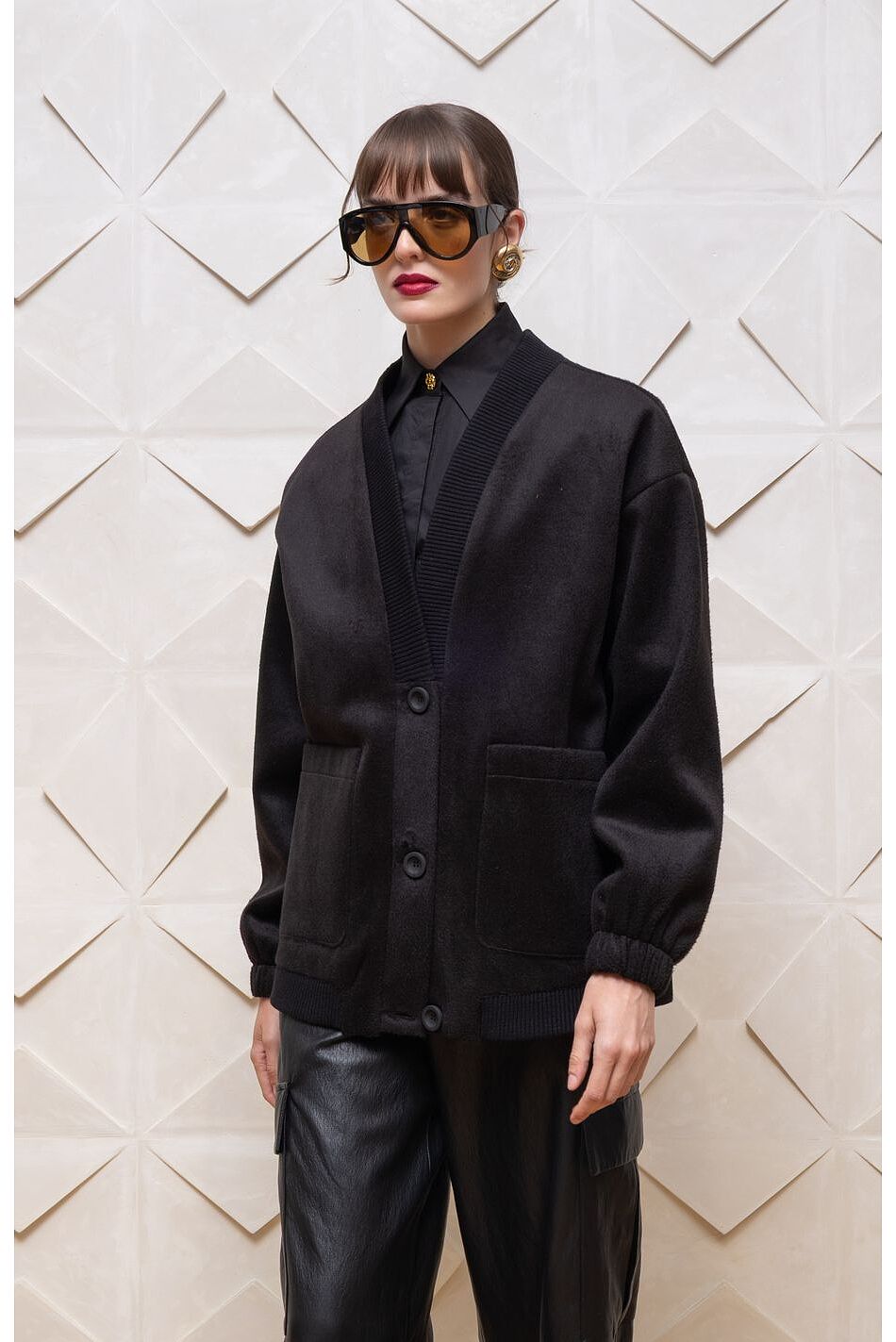 Nema Bien Black Soft Cardigan
