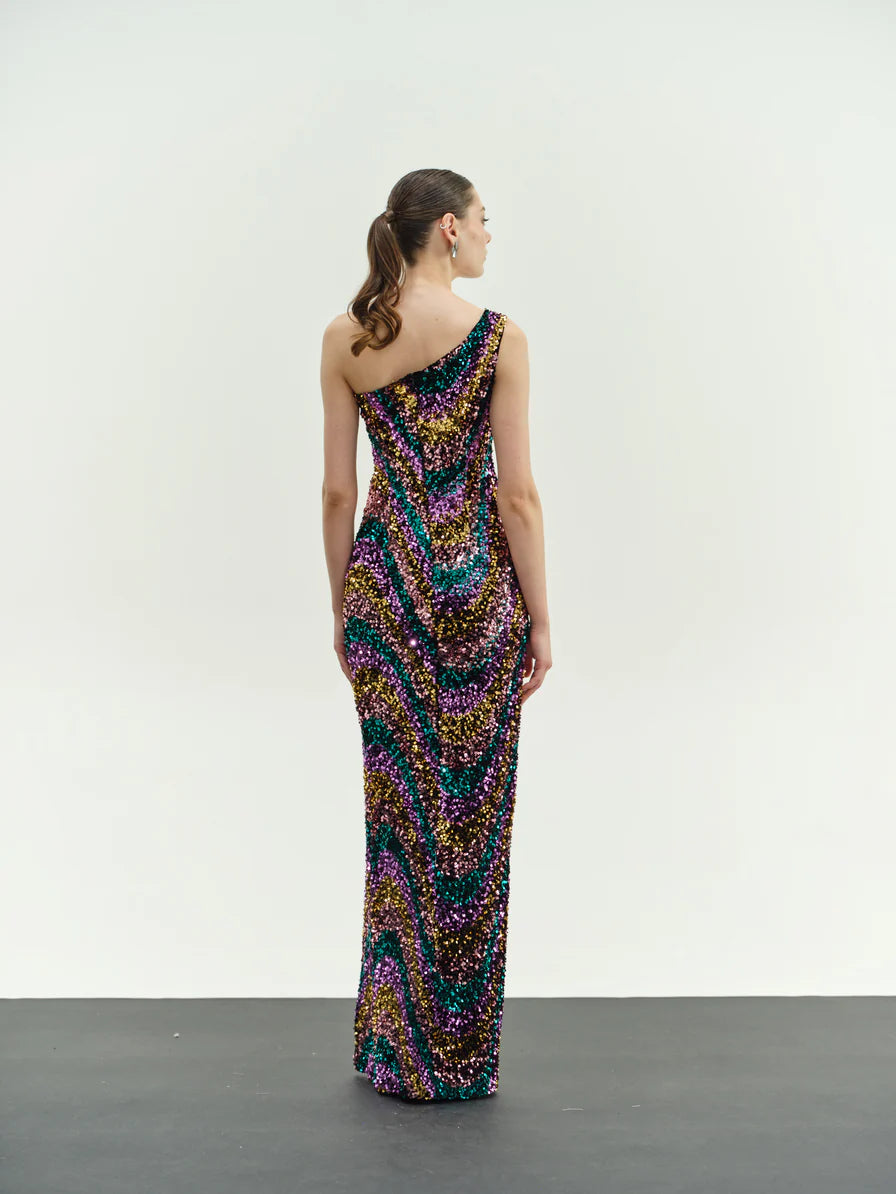 maxi sequin dress