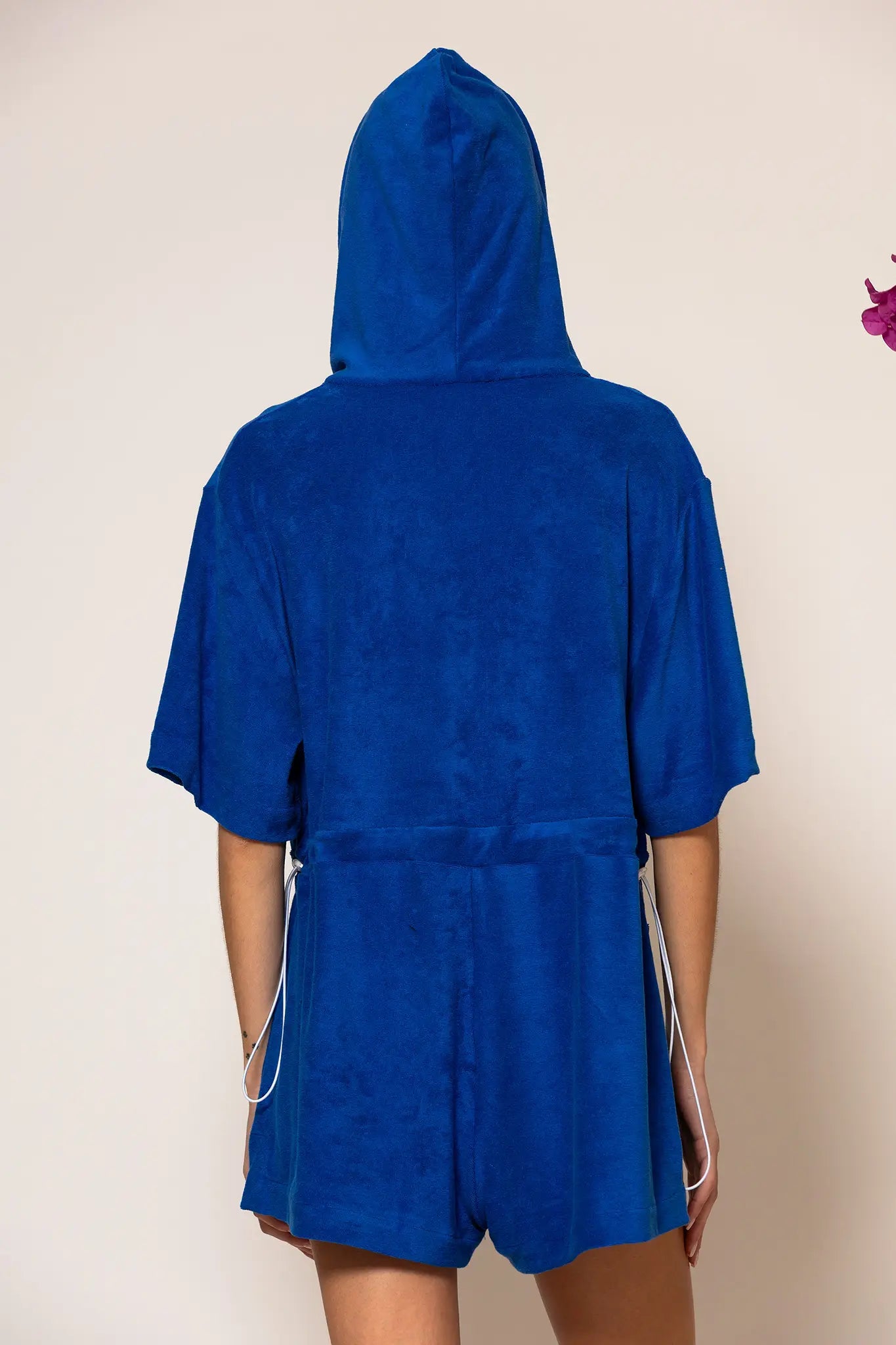 LSF “Almyra” Logo embroidered Cotton-blend terry playsuit