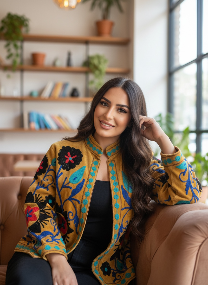 Embroidered Bloom Jacket