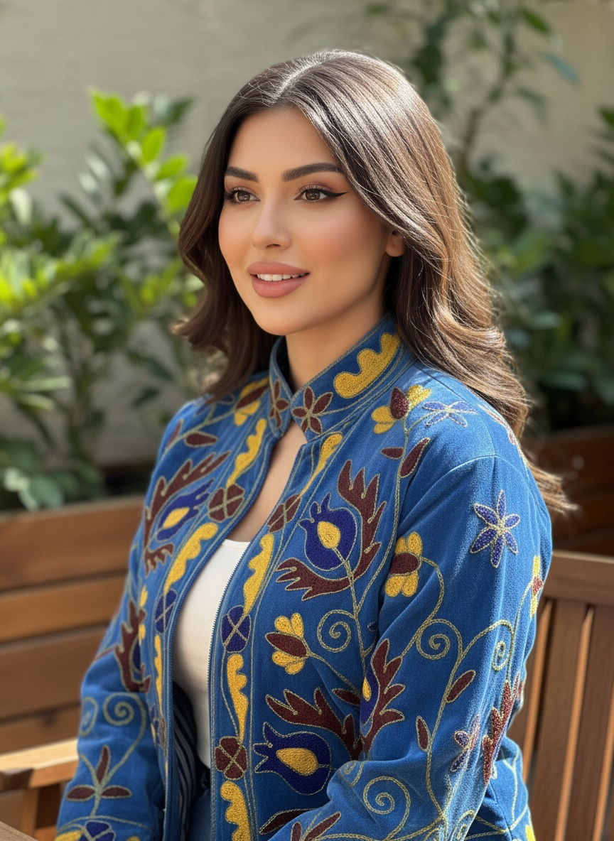 Embroidered Bloom Jacket