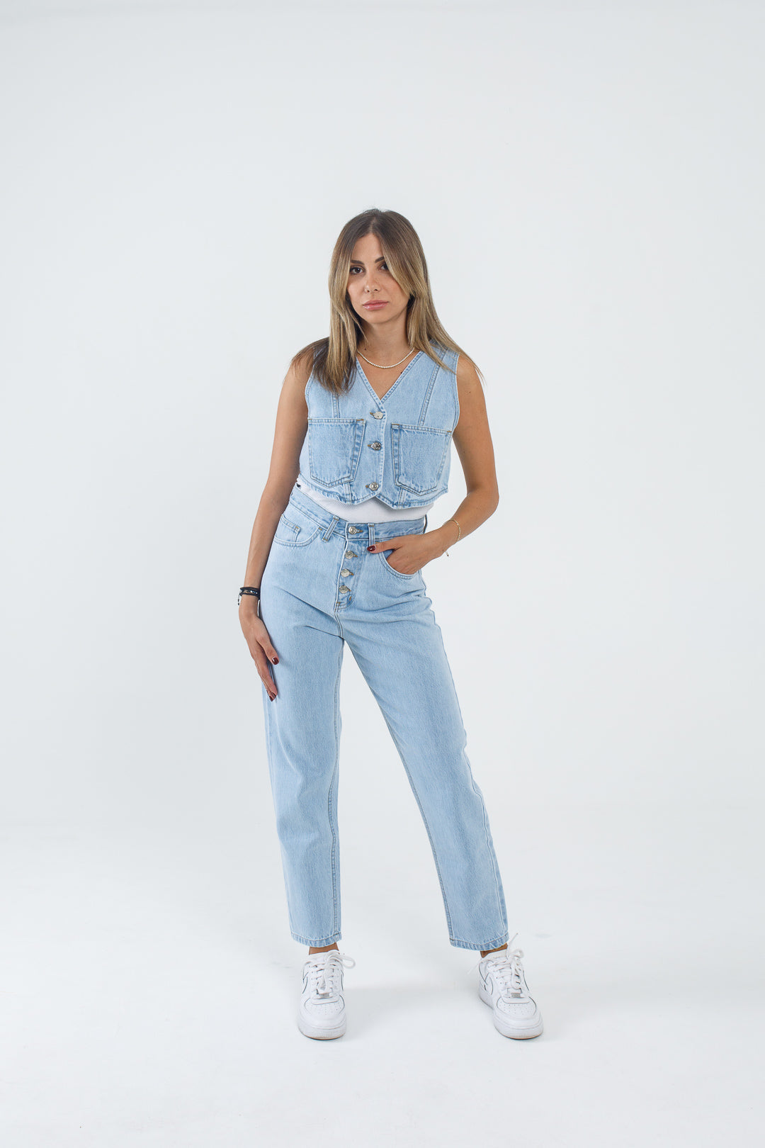 INDIGO JEANS Marilena Buttons