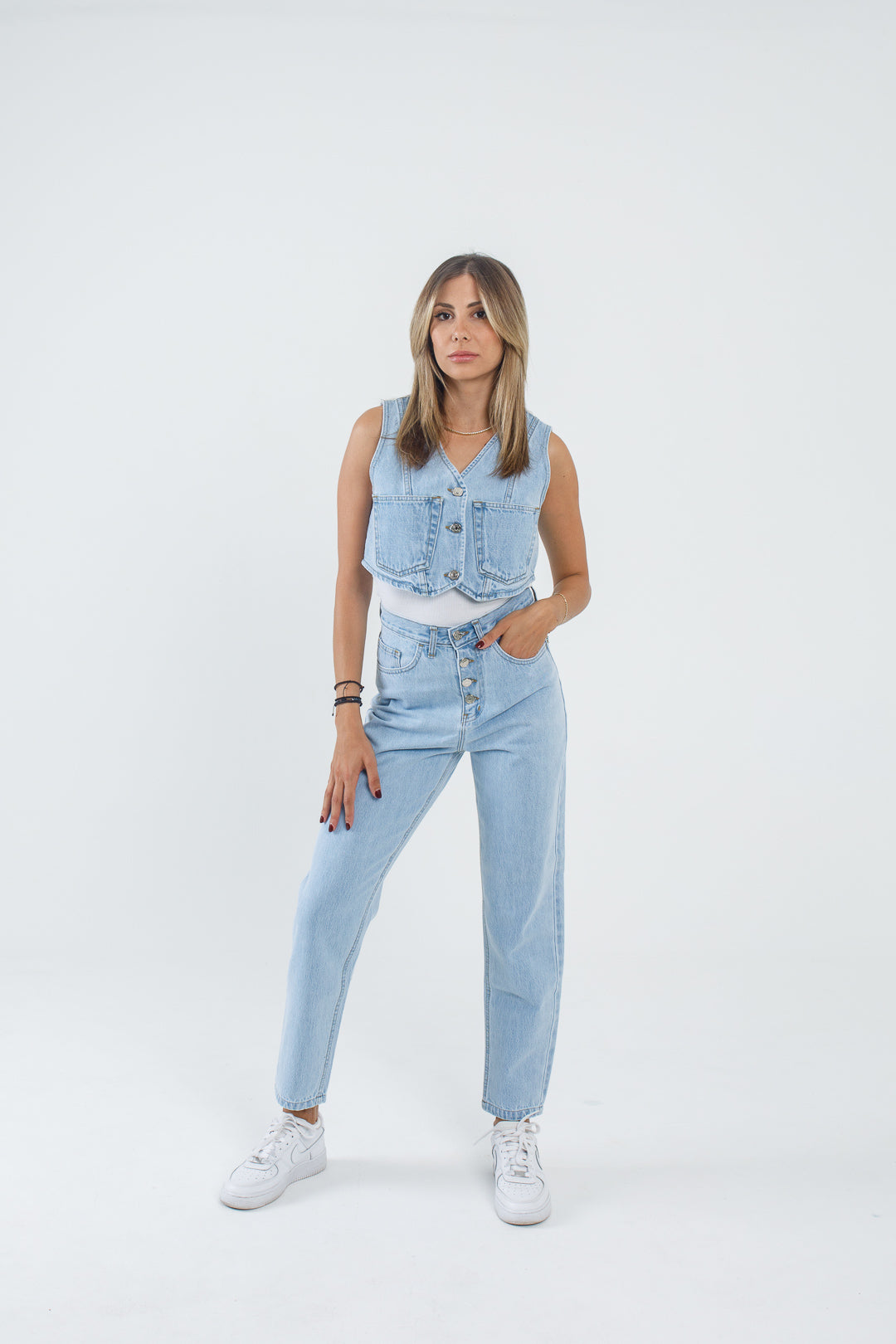 INDIGO JEANS Marilena Buttons