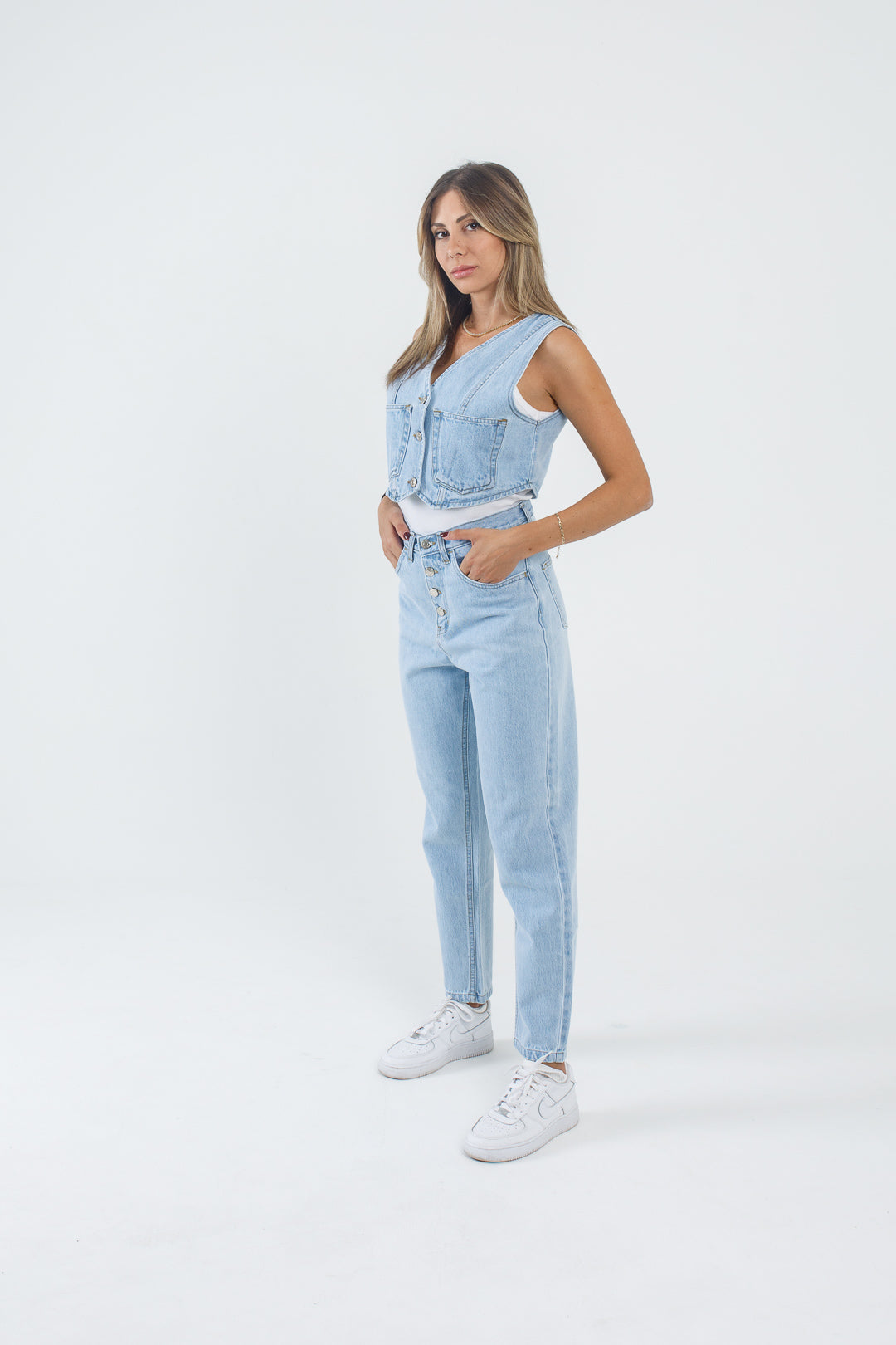 INDIGO JEANS Marilena Buttons