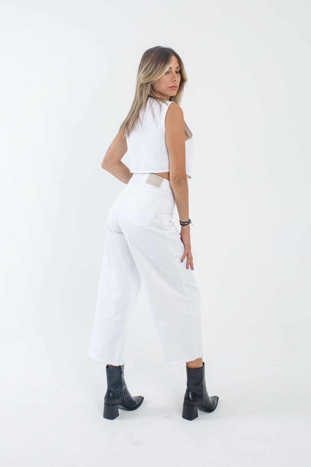 INDIGO JEANS Monica vest white