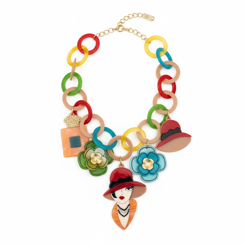 Pop Art Statement Necklace