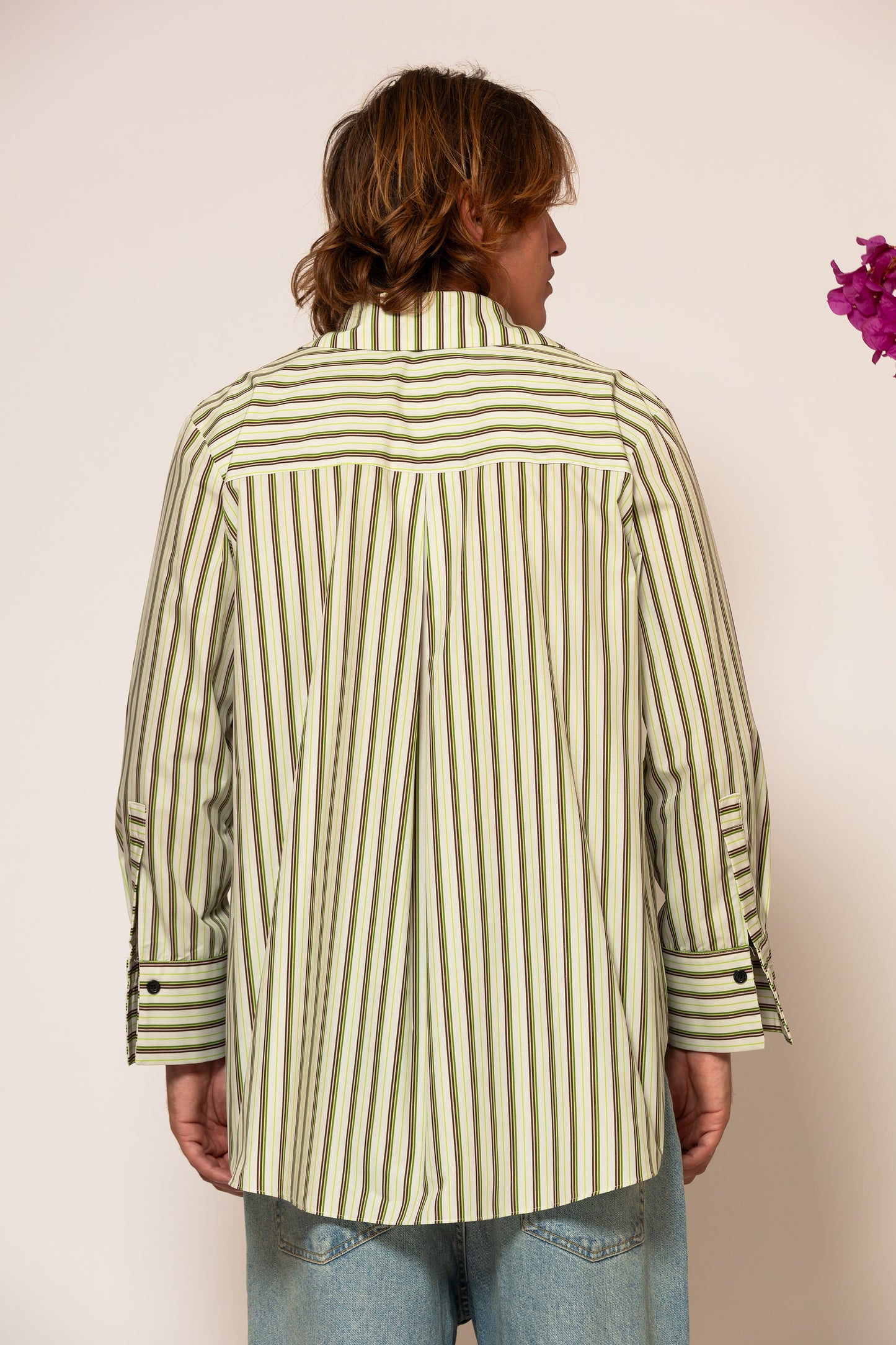 LSF “akth” striped poplin shirt