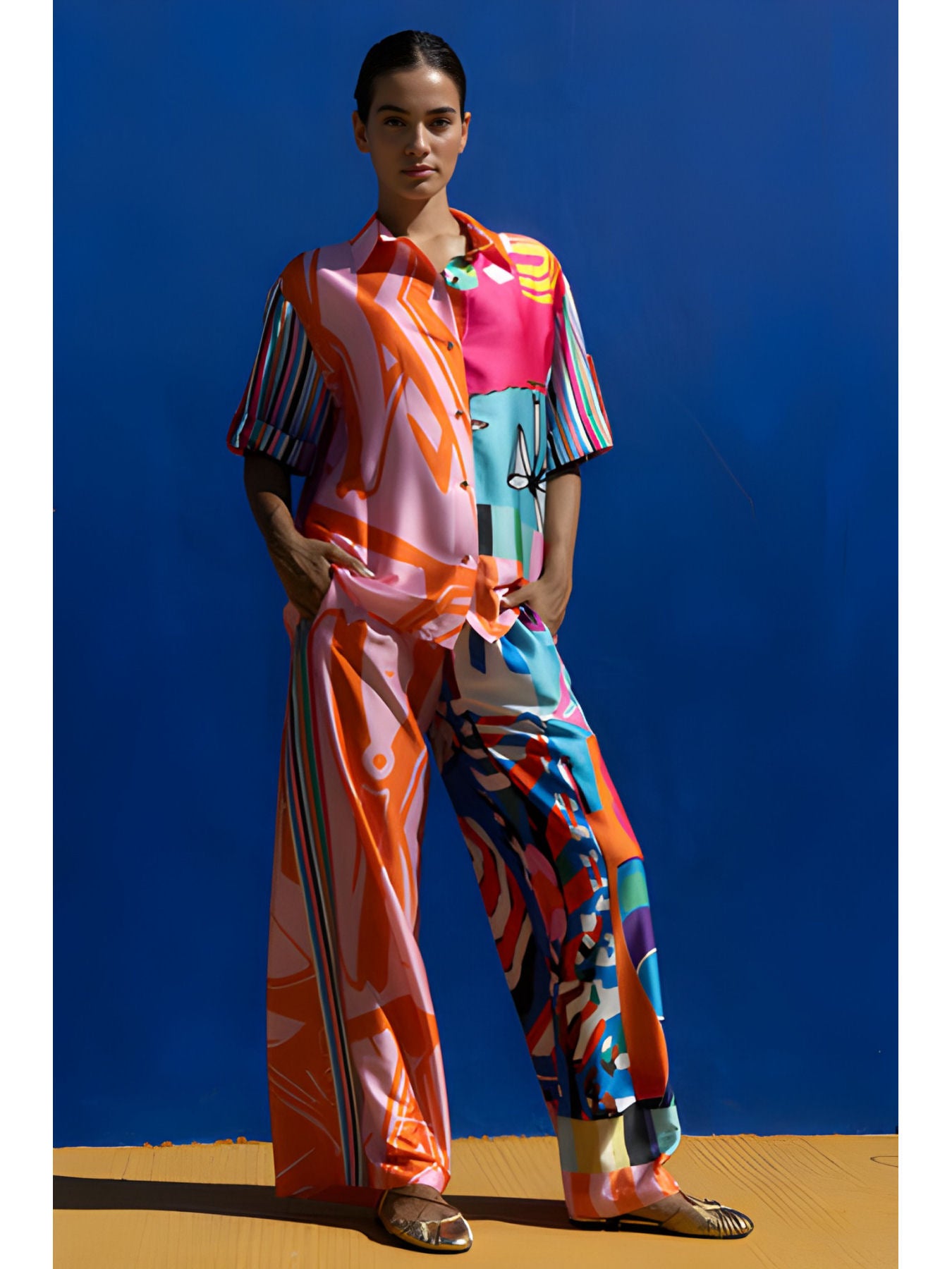 Never On Sunday Pant Multicolor