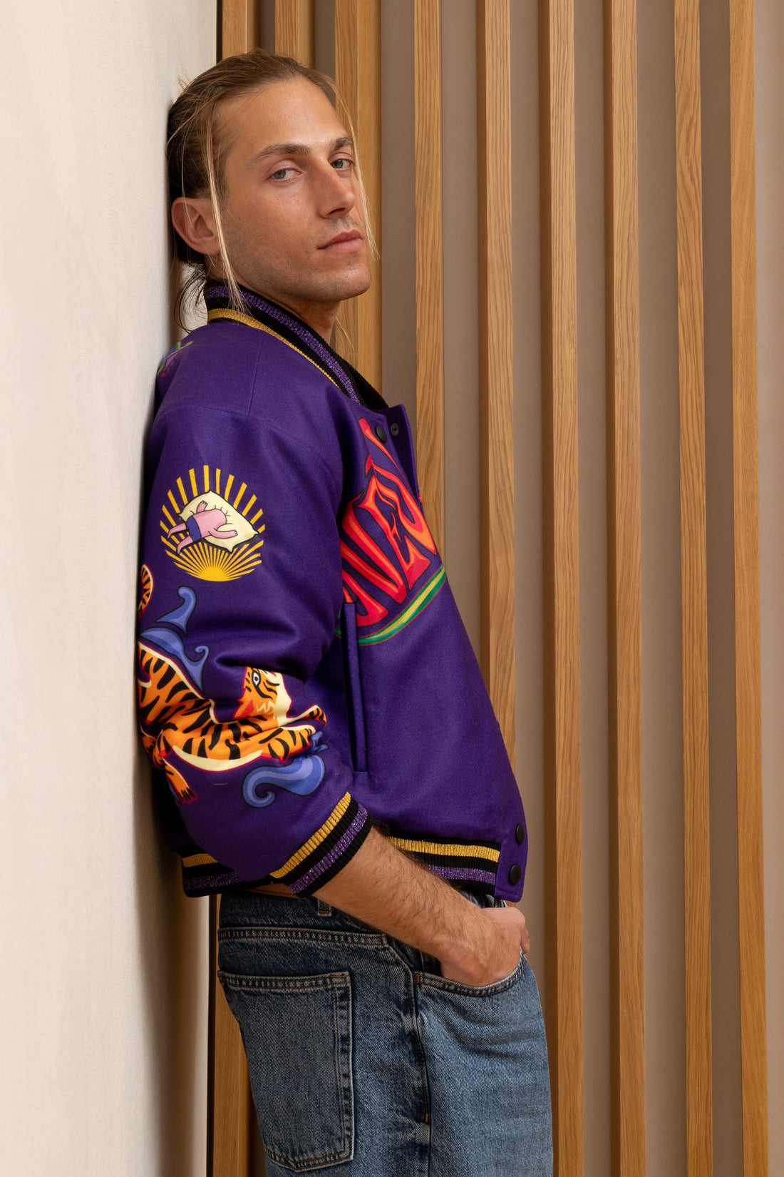 Never On Sunday Iconic Jacket Purple