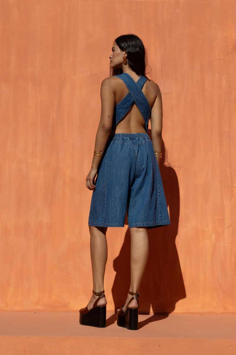 Serene Denim Shorts Nema Resort Wear