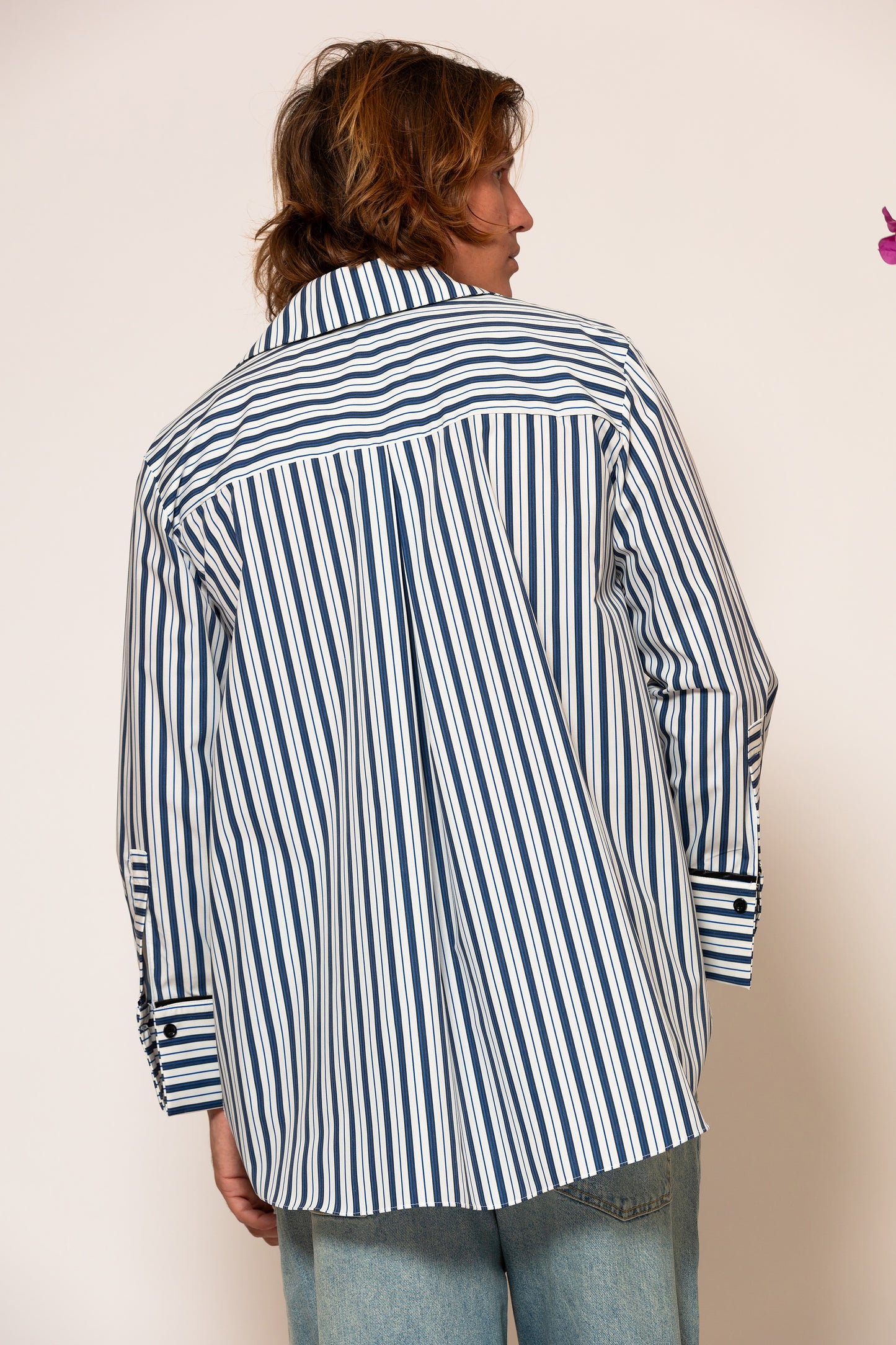 LSF “akth” striped poplin shirt