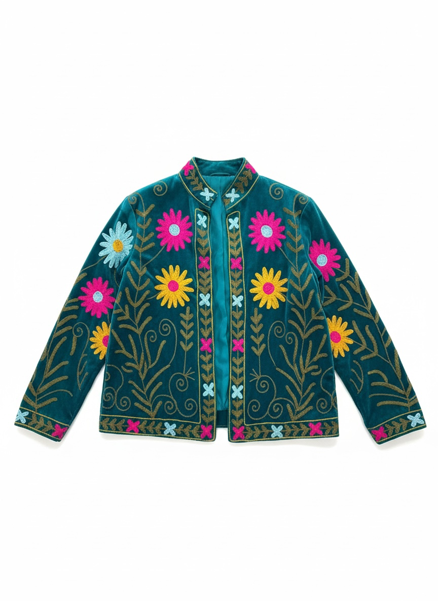 Embroidered Bloom Jacket