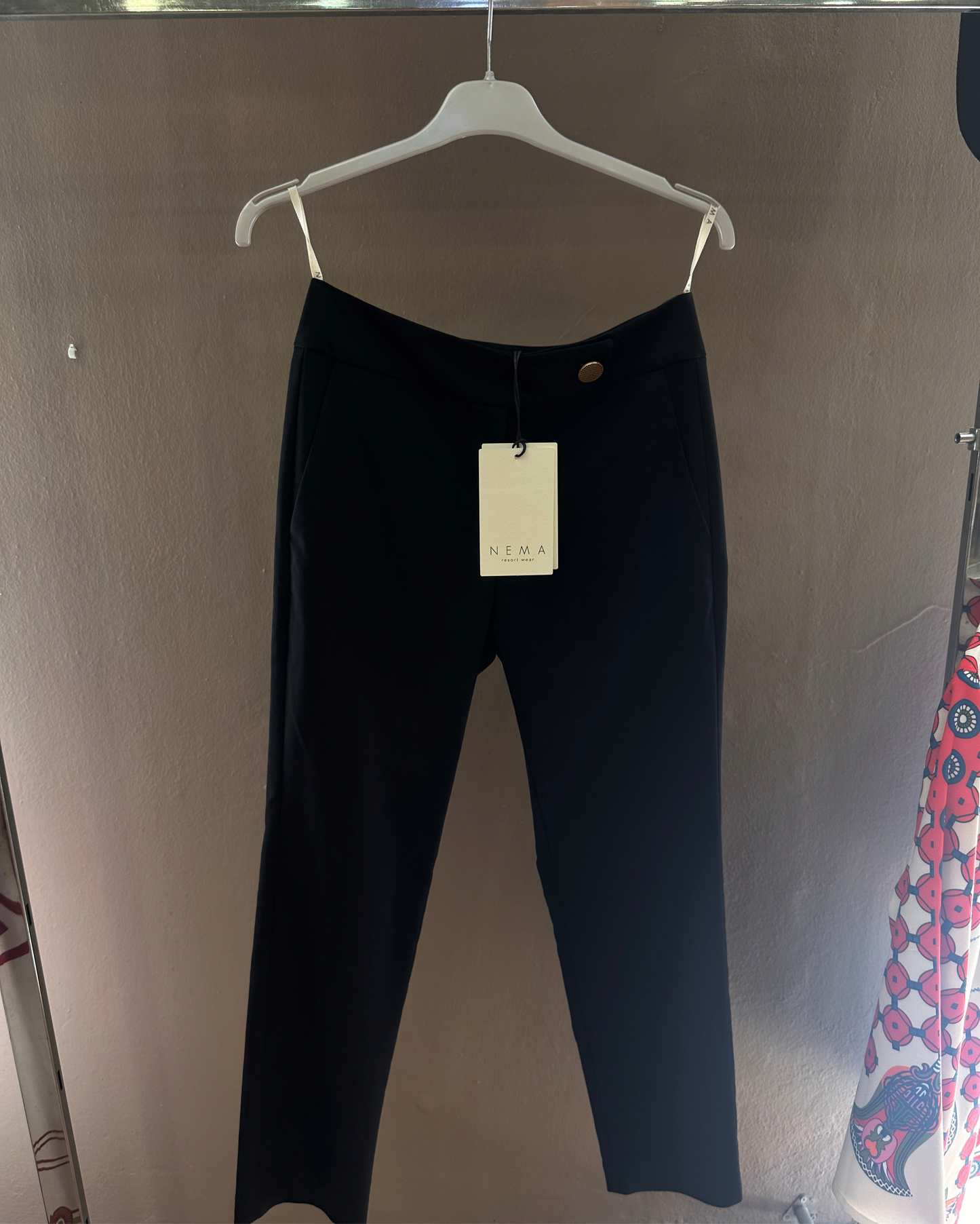 NEMA NEW Classic Black Slim Pants
