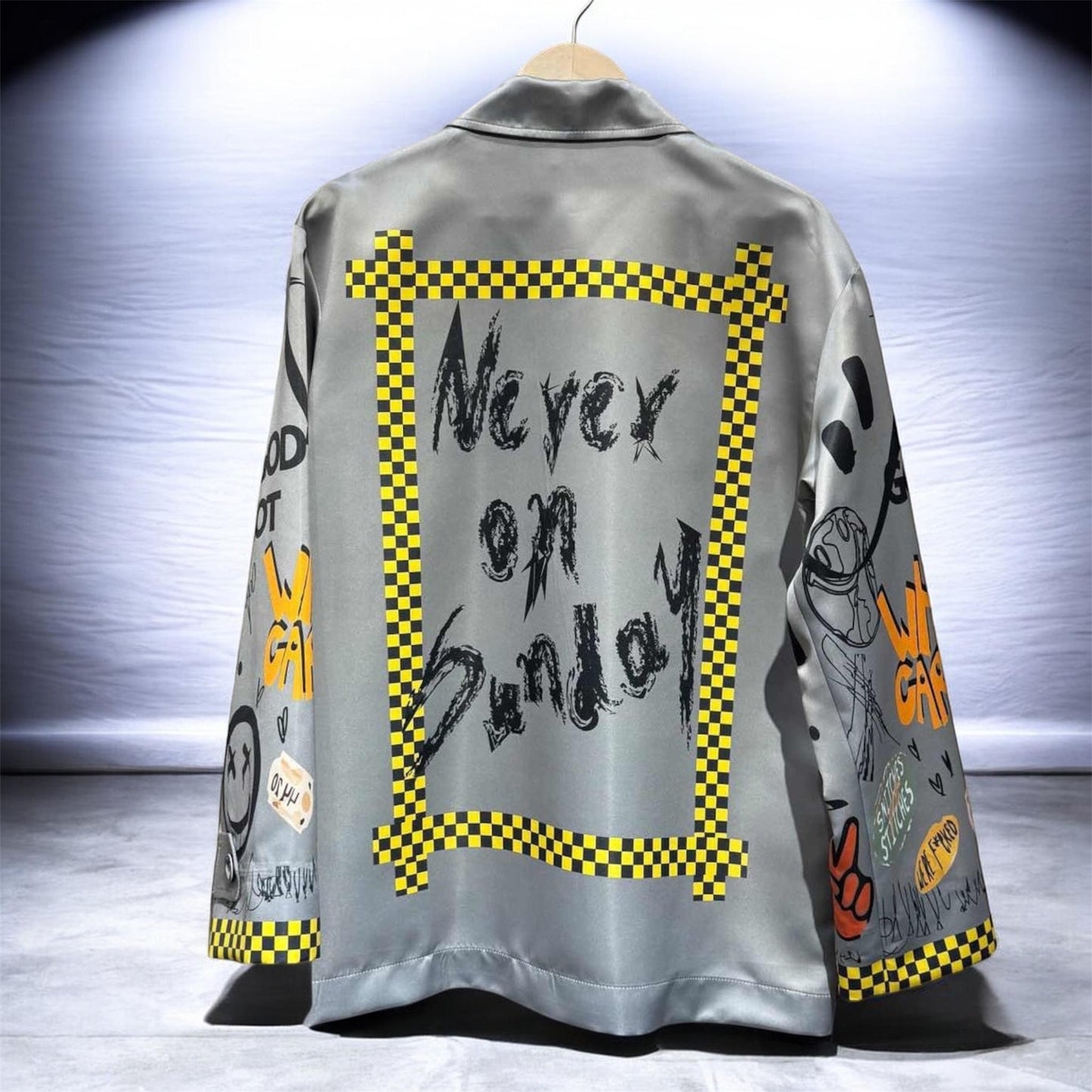 Never On Sunday “Urban Rebel” Utility Jacket Grey