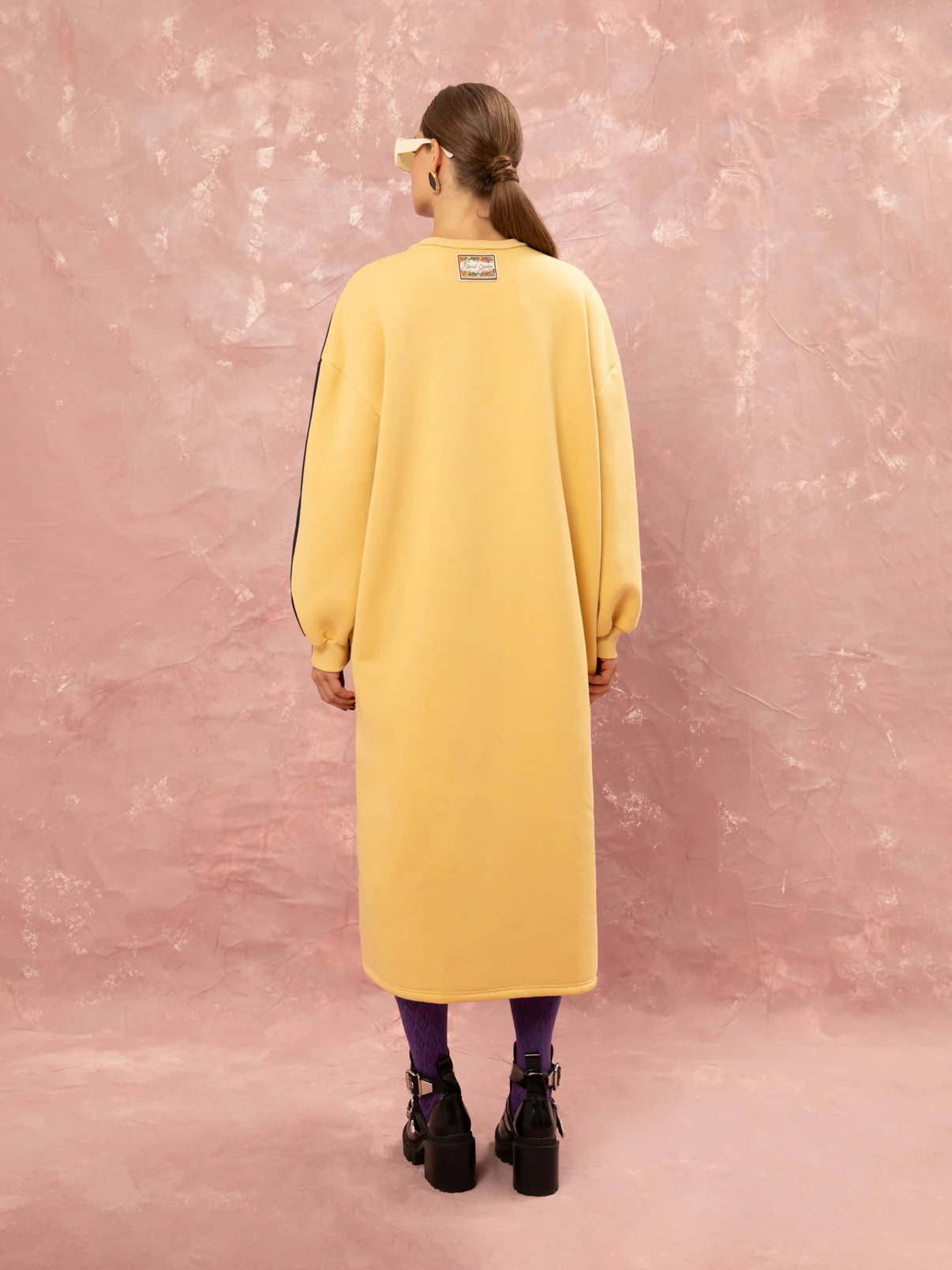 WE__ARE
FUTTER OVERSIZED DRESS - BLUE/YELLOW
