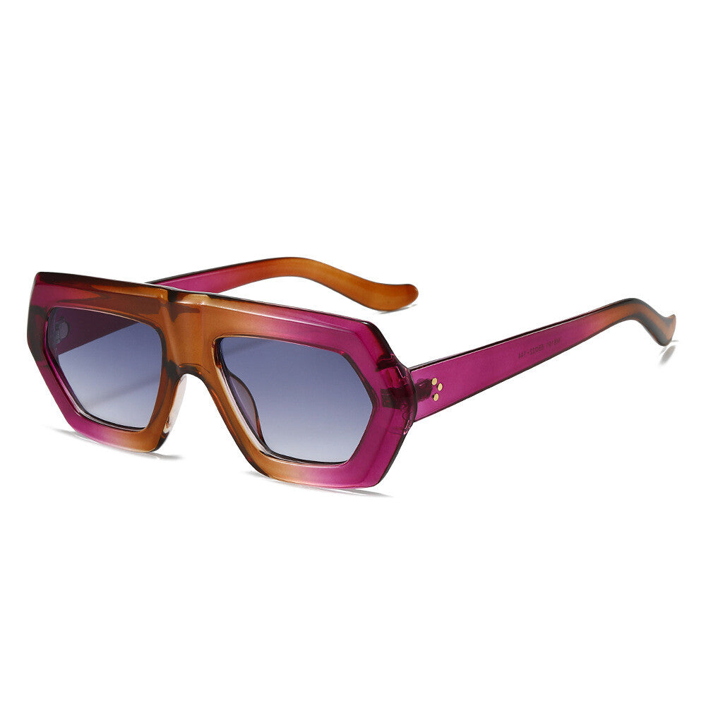 Fashion Polygon UV protection brown