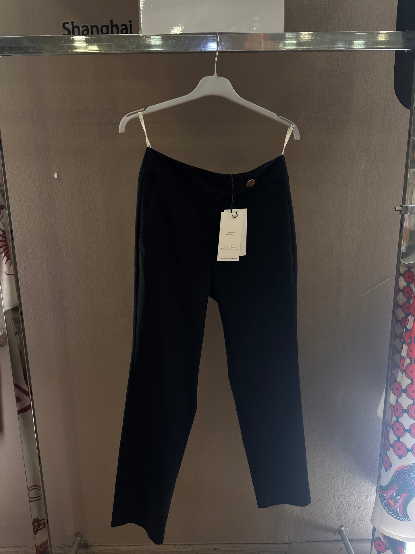 NEMA NEW Classic Black Slim Pants