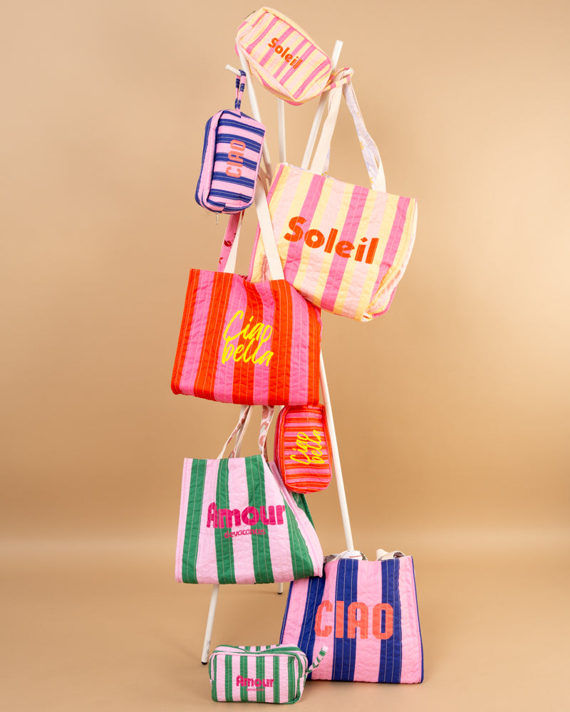 Reversible Striped Bag