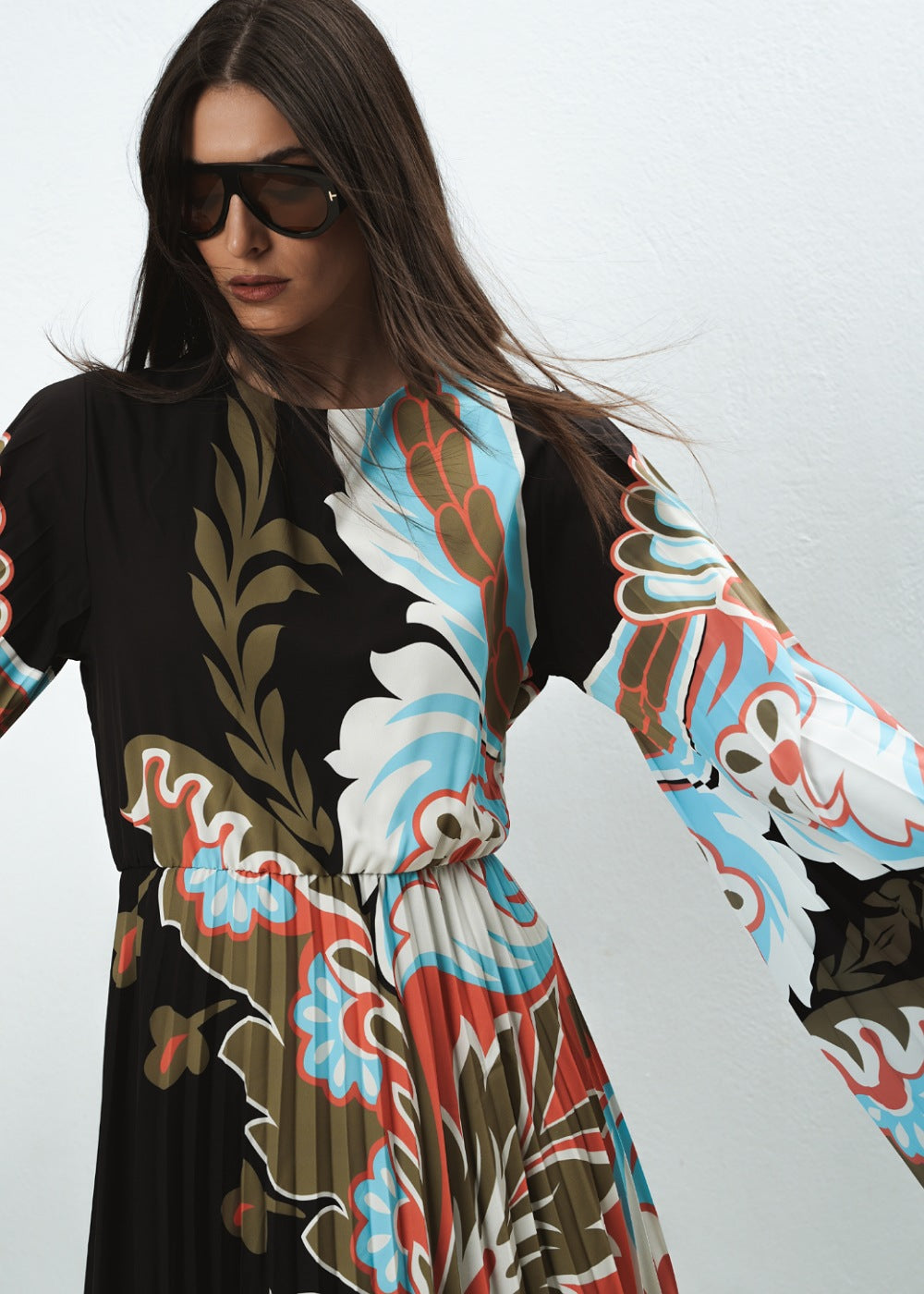 EIRIANNA MIDI OLIVE DRESS