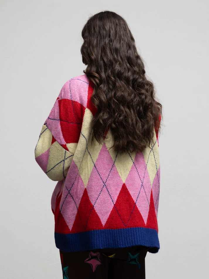 WE__ARE WARHOL KNIT SWEATER - DIAMOND PINK