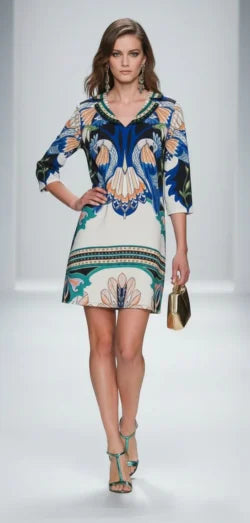 EXOTIC MIRAGE MINI DRESS BY EIRIANNA | PRINTED SHORT DRESS