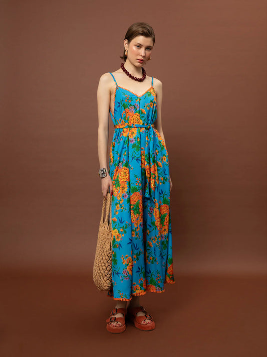 WE__ARE
A-LINE MAXI DRESS TAPETSARIA AQUA