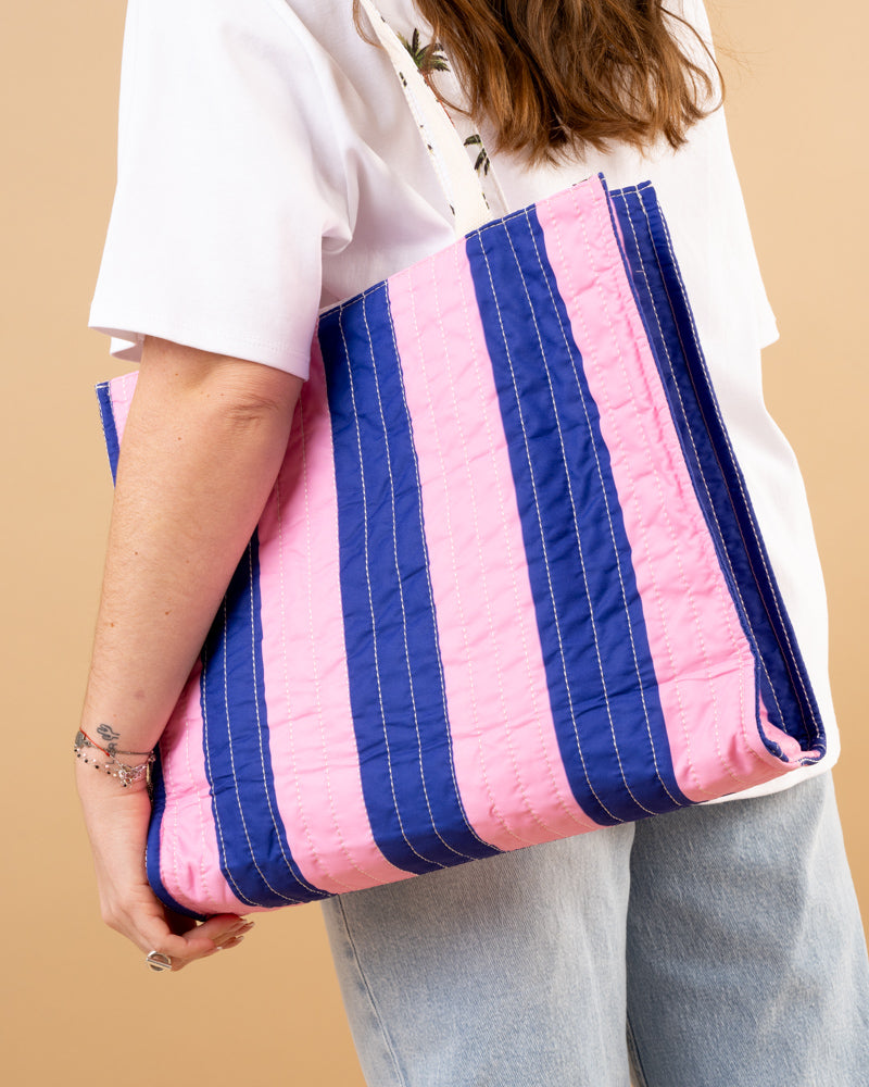 Reversible Striped Bag