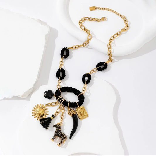 Midnight Jungle Necklace