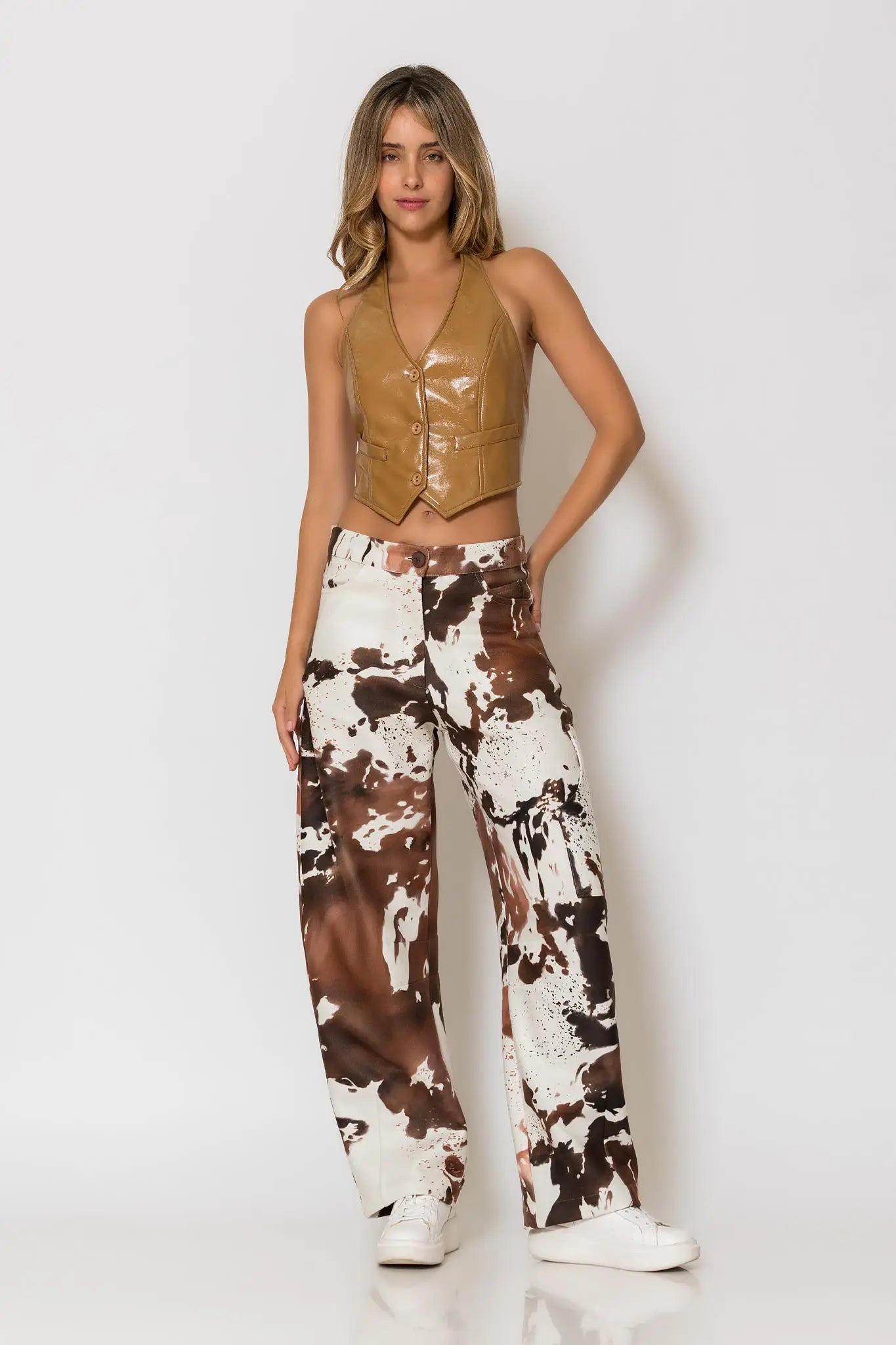 Baggy Animal print cargo pants