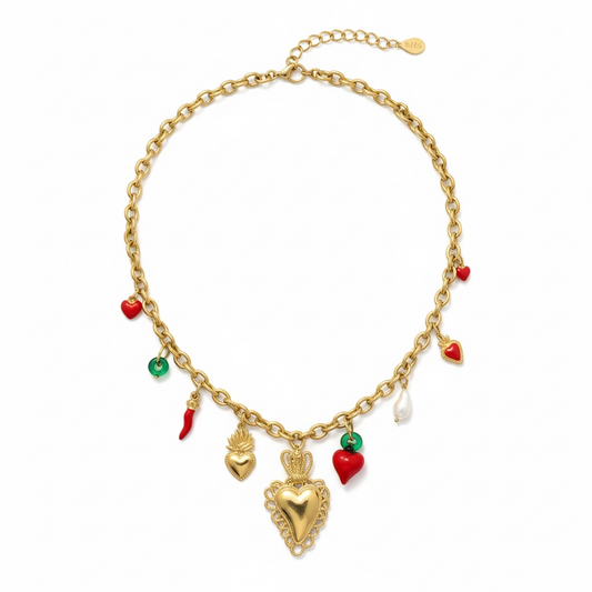 Amore Charm Chain Necklace