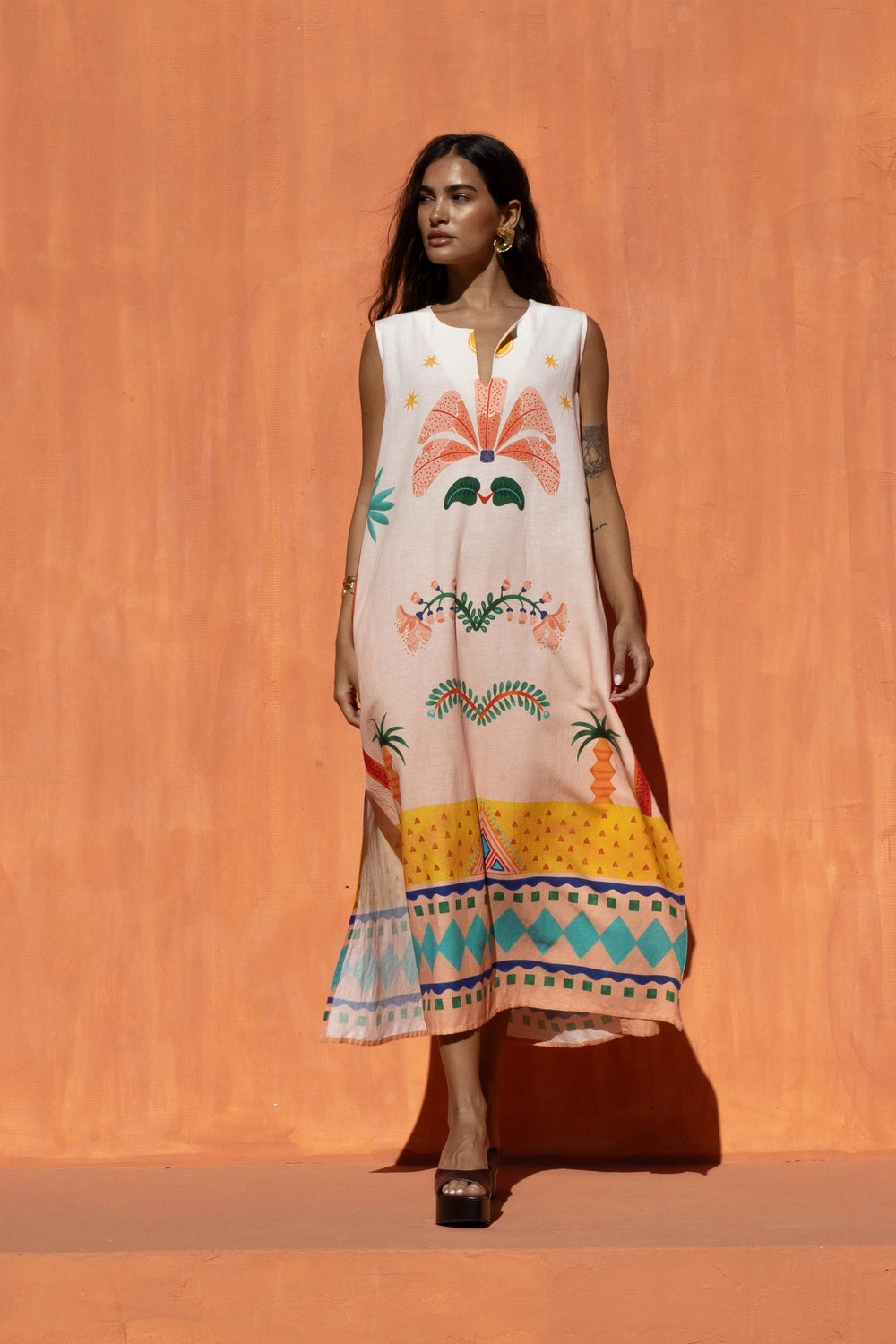 Nema resort wear 'Positano Dress'