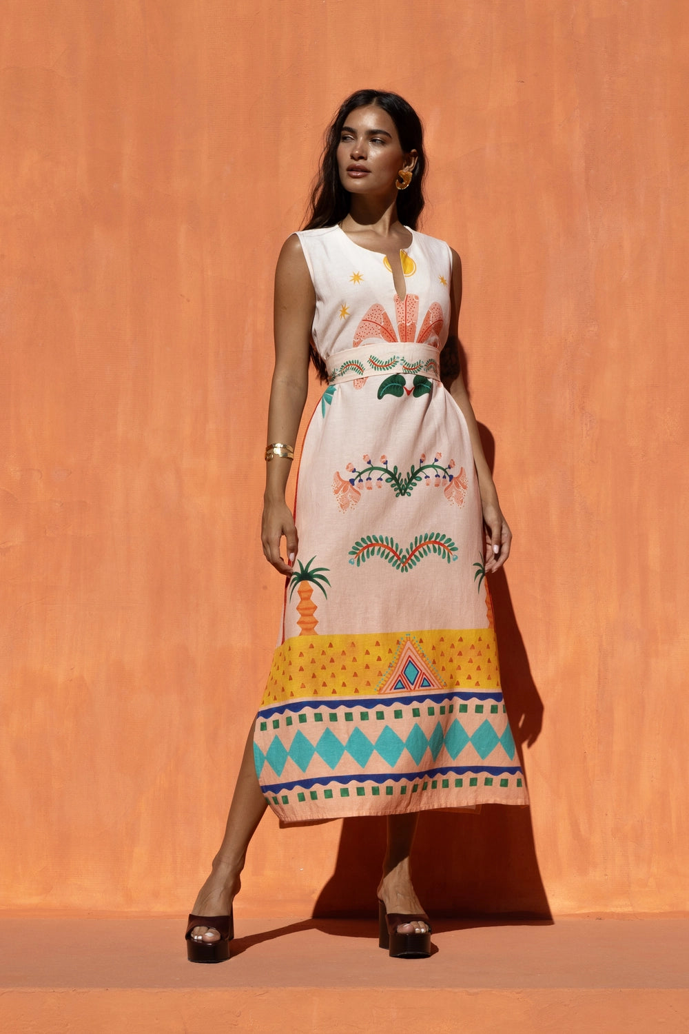 Nema resort wear 'Positano Dress'