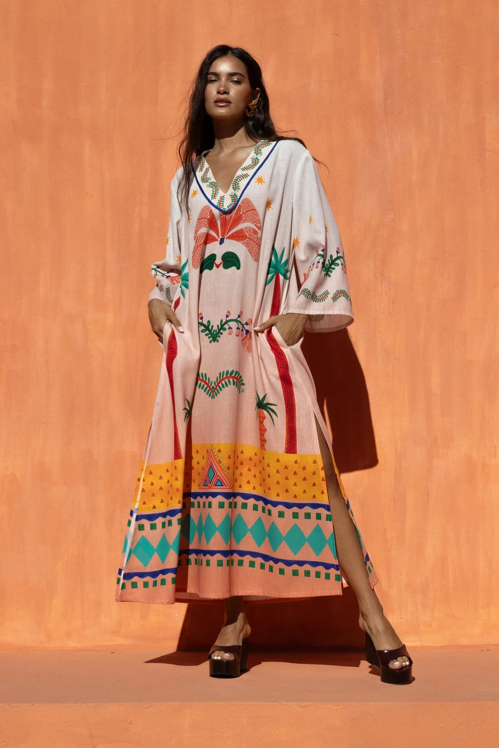 Nema resort wear 'Positano Breeze Dress'