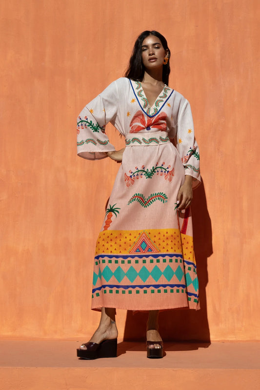 Nema resort wear 'Positano Breeze Dress'