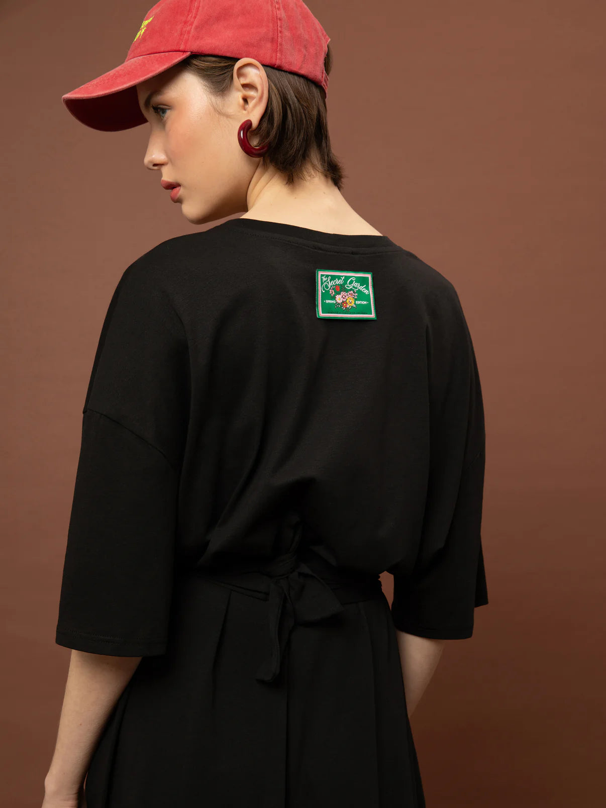 WE__ARE
OVERSIZED MAXI T-SHIRT-DRESS BLACK