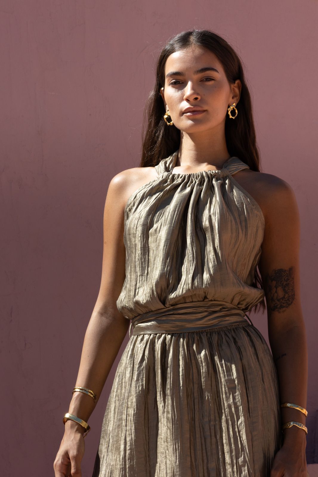 NEMA resort wear
“DAHLI DRESS” haki