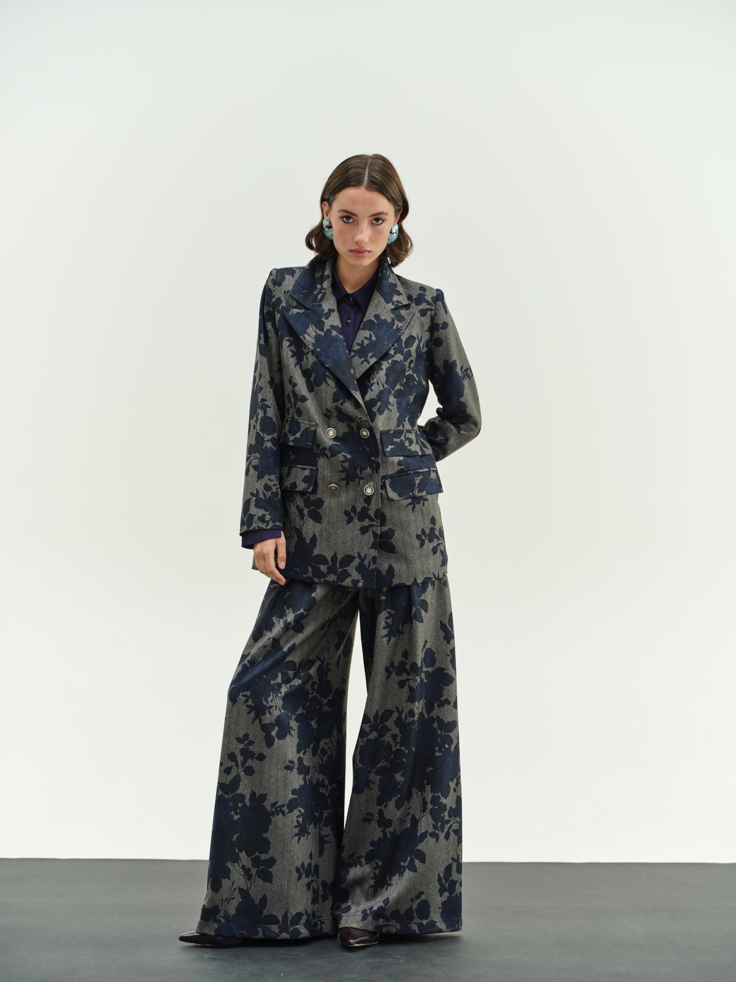 CHICARD FLORAL WIDE PANTS
