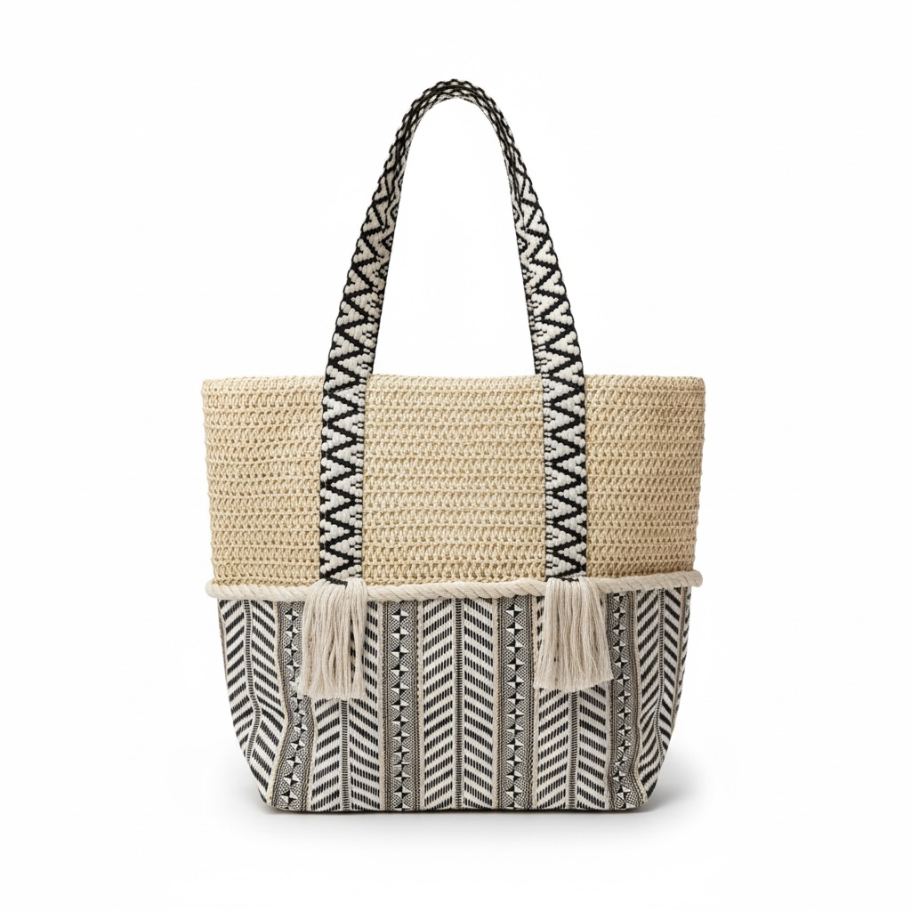 Boho Escape Tote Bag Big – Natural