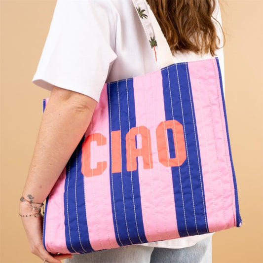 Reversible Striped Bag
