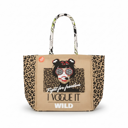 Wild Icon Tote Bag – Leopard