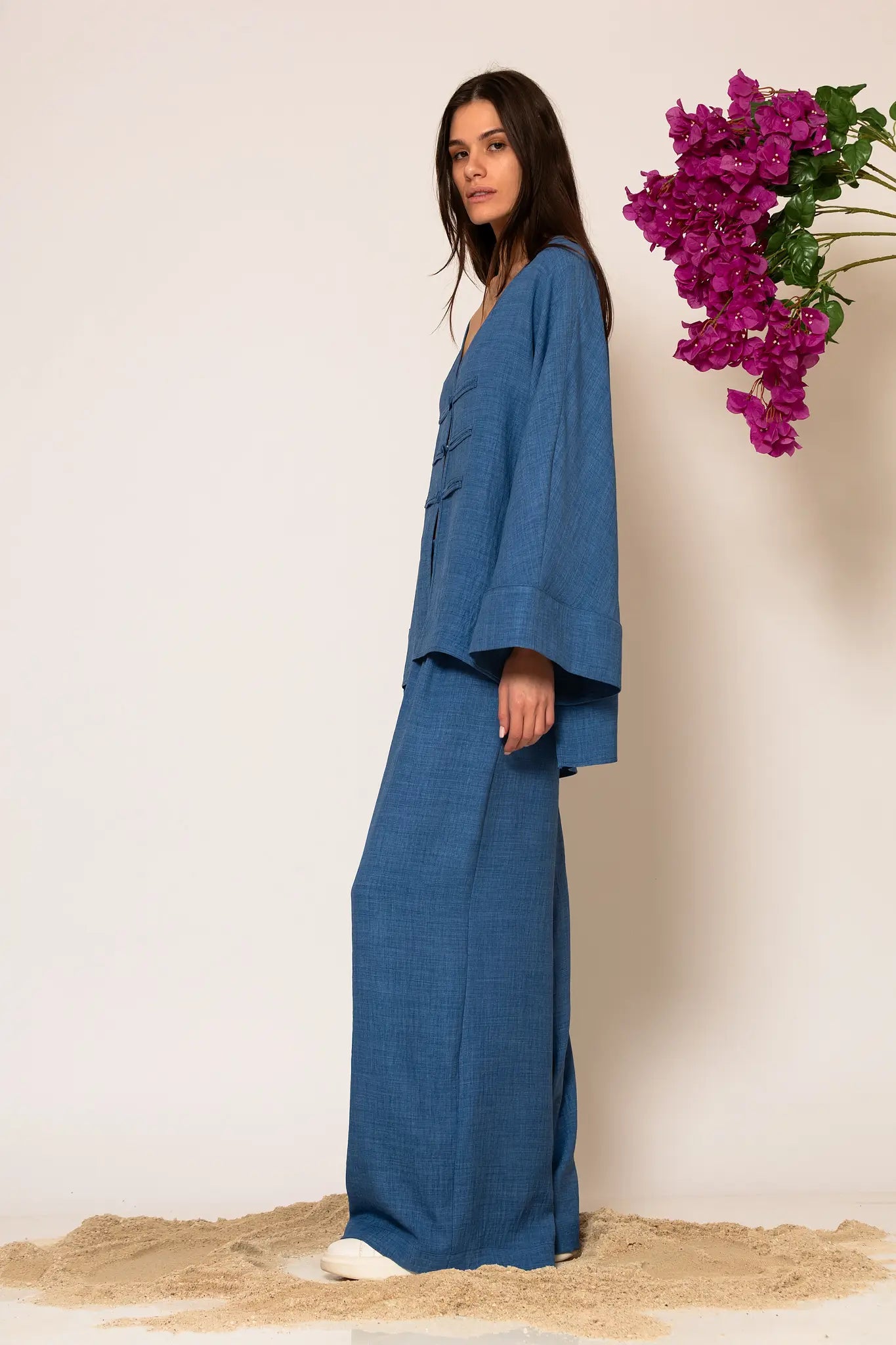 LSF “Akrogialia” Oversized Shirt with Long Sleeves