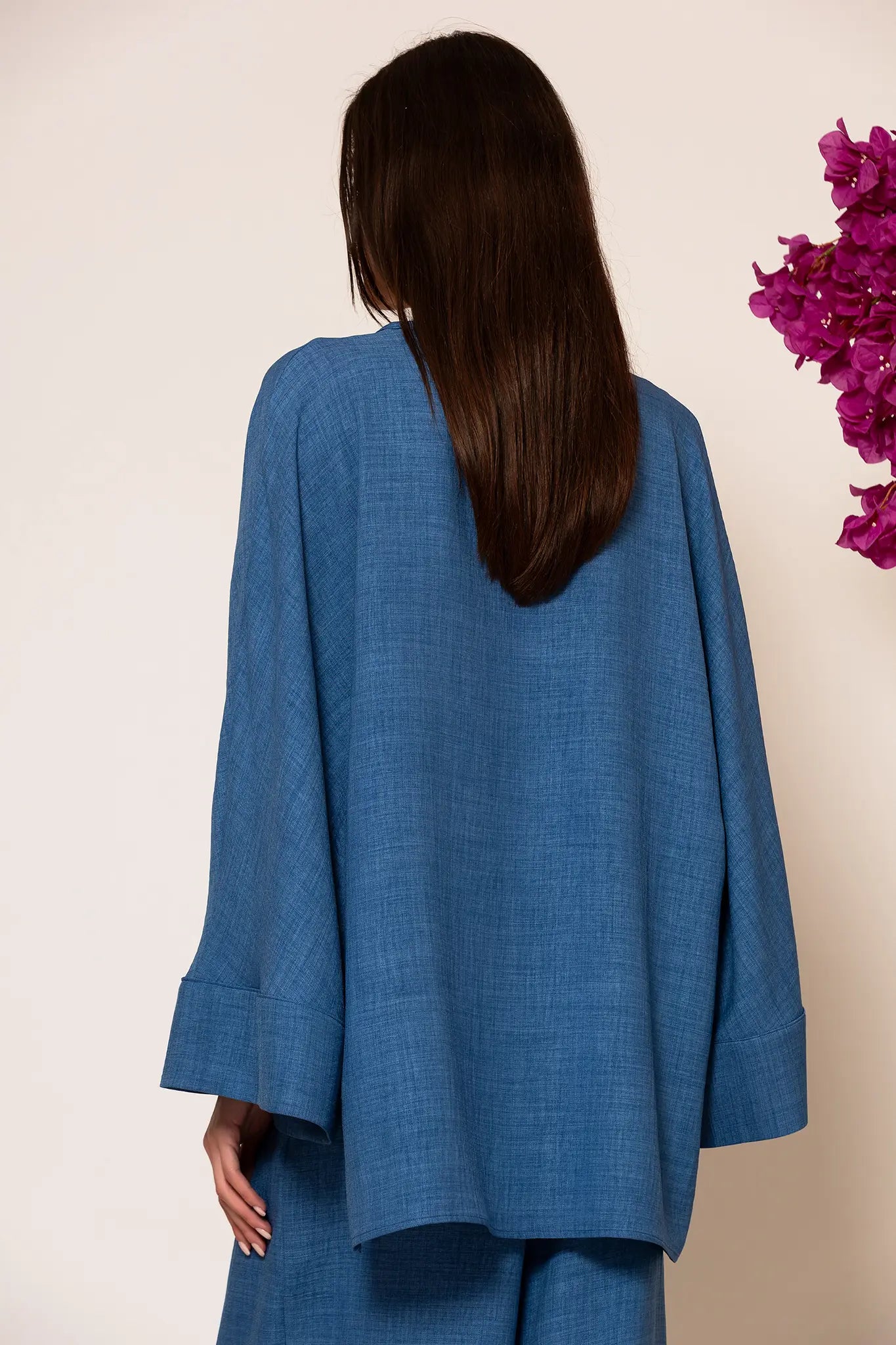 LSF “Akrogialia” Oversized Shirt with Long Sleeves