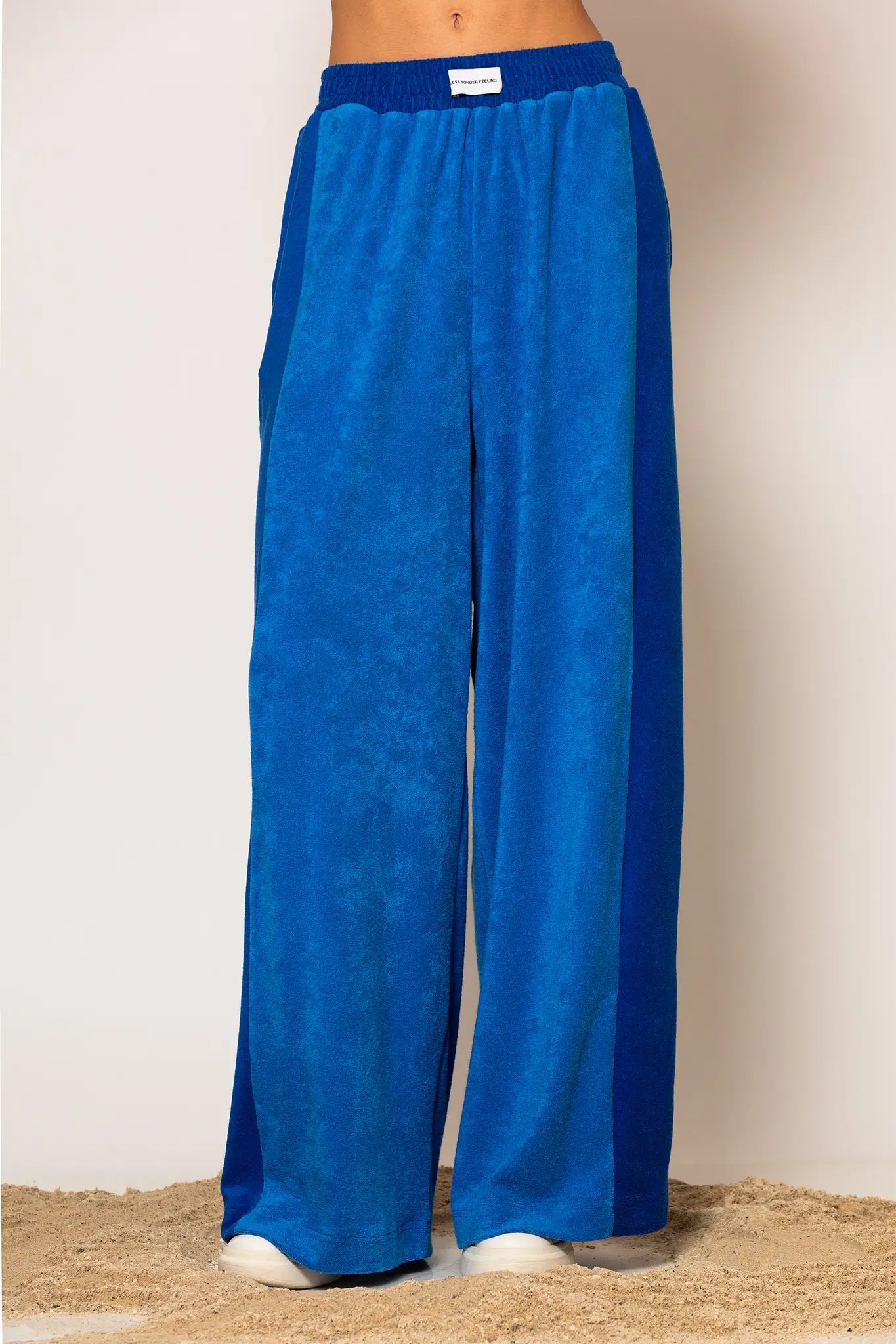 LSF “Almyra” Cotton-blend side striped terry pants