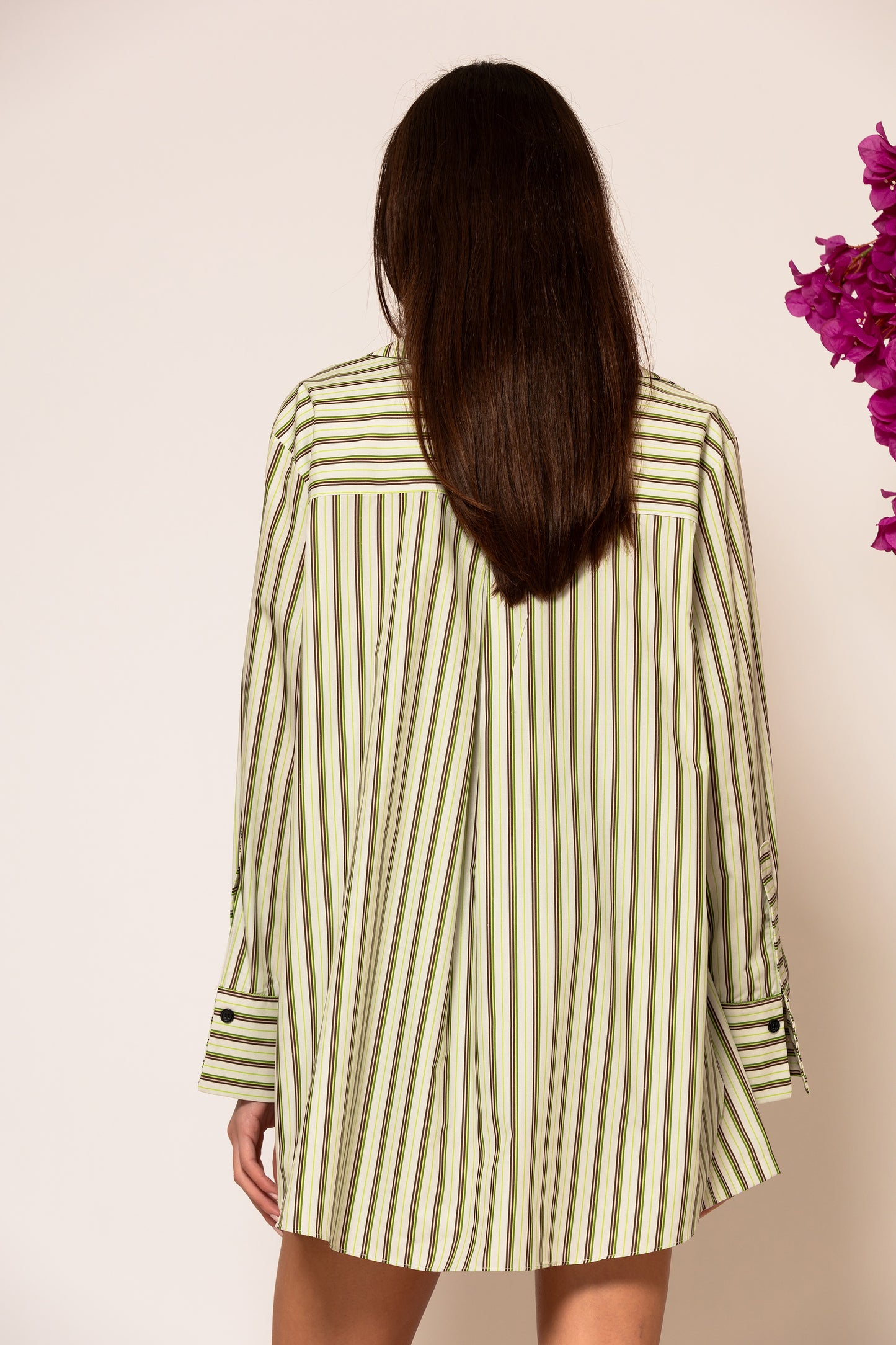LSF “akth” striped poplin shirt