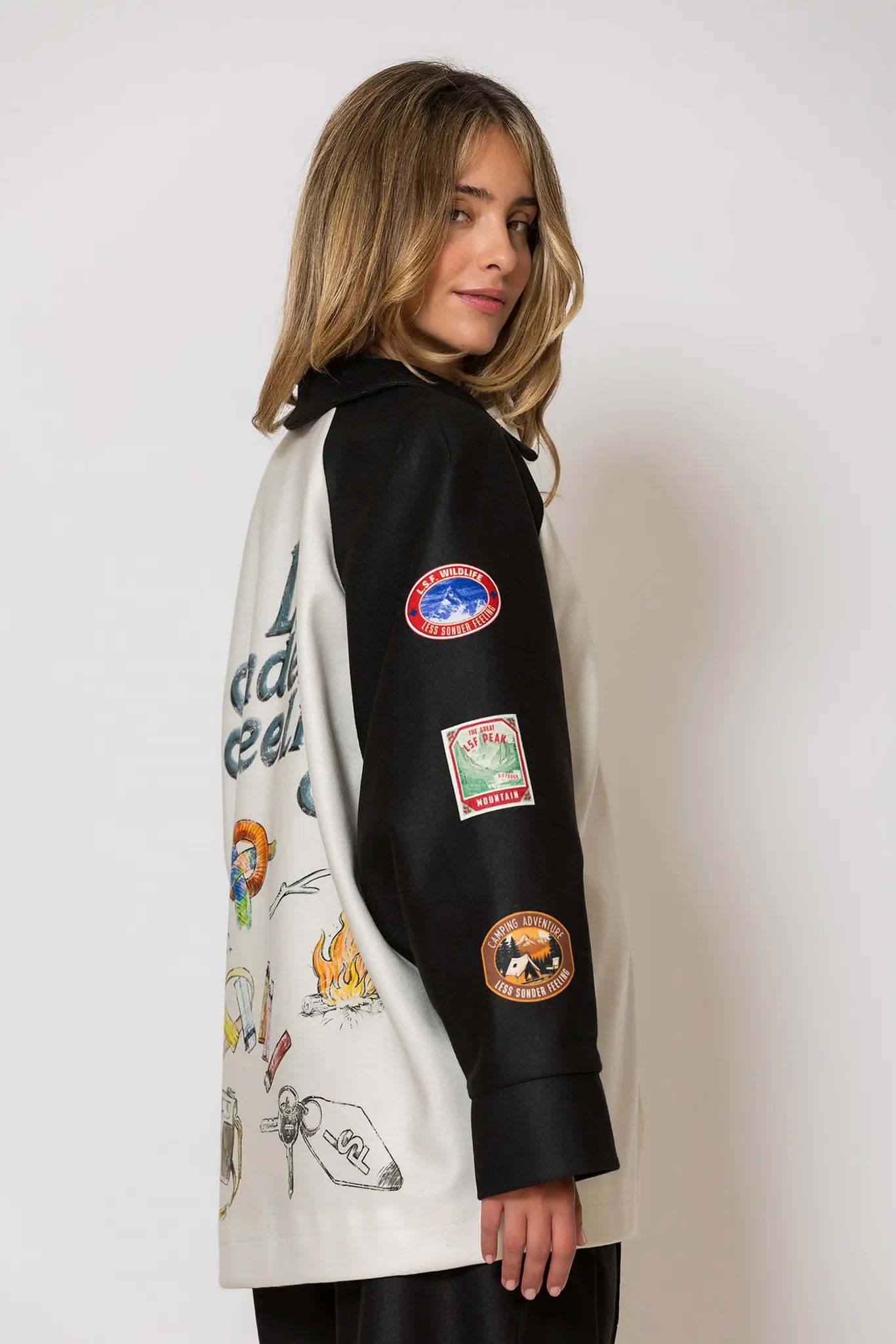 Printed Loose fit Cardigan