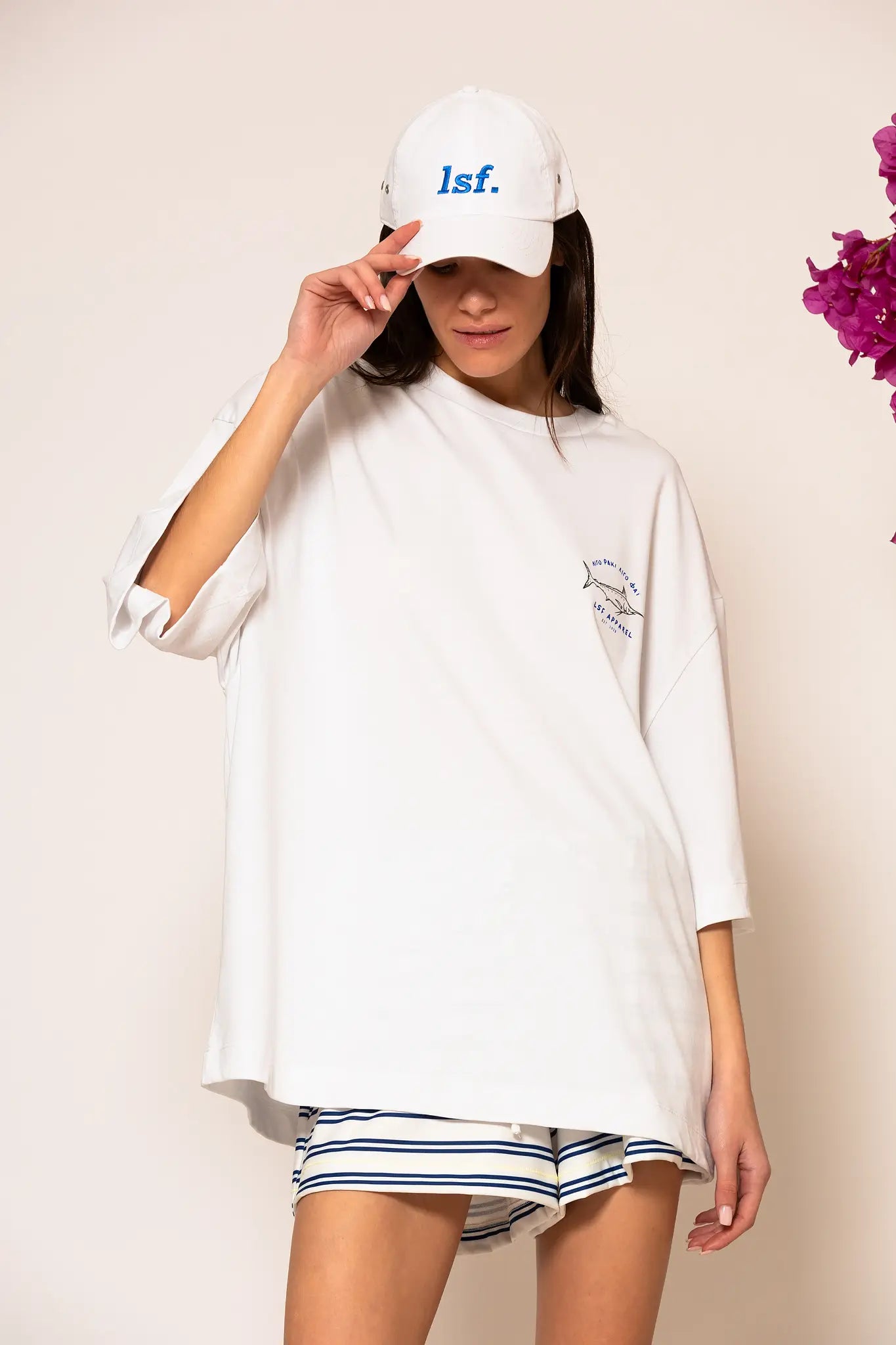 LSF Oversized T-shirt with print “RAKI”