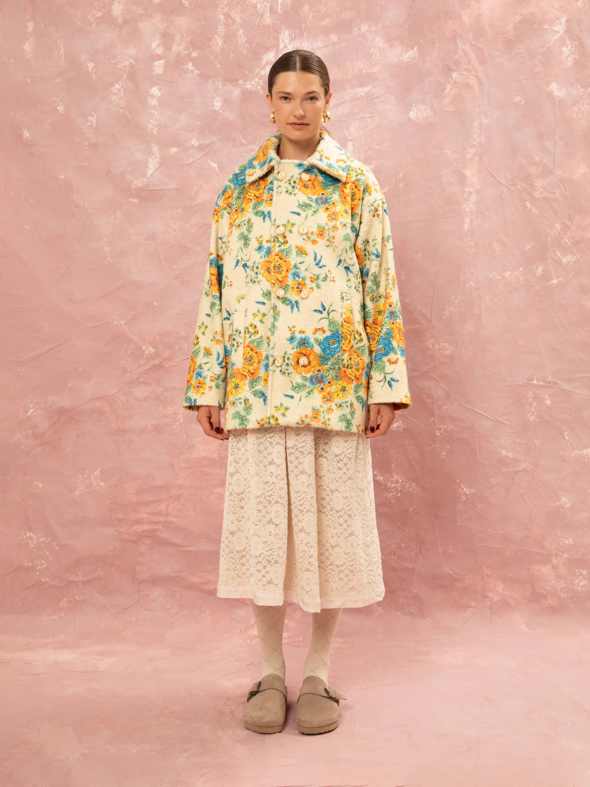 WE__ARE
MIDI OVERCOAT - TAPETSARIA CREAM