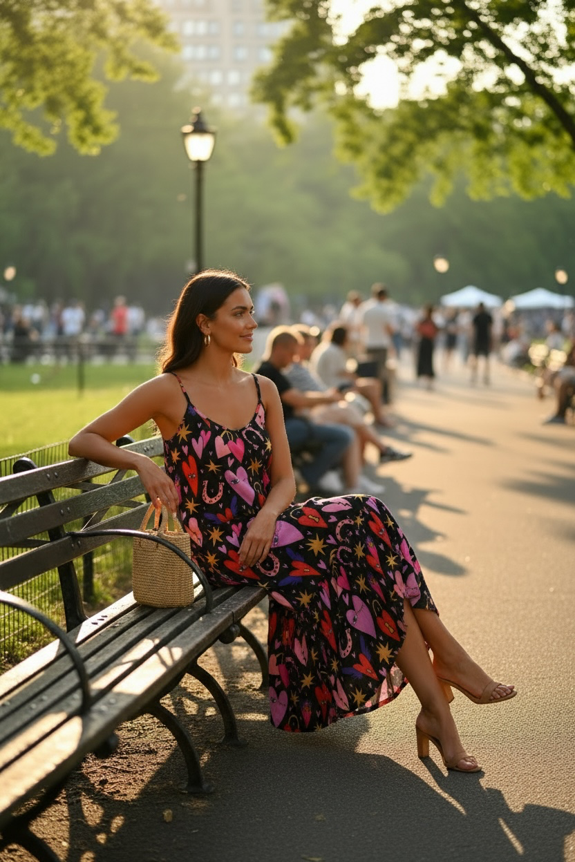 Midnight Hearts Dress