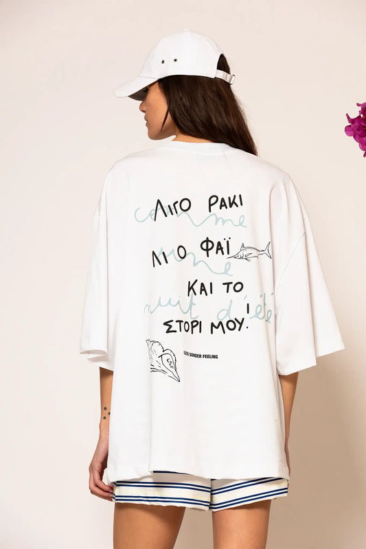 LSF Oversized T-shirt with print “RAKI”